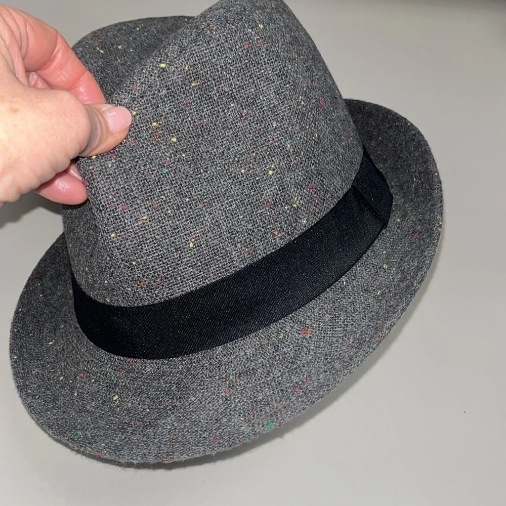 Goodfellow & Co unisex grey flecked fedora hat size L/XL